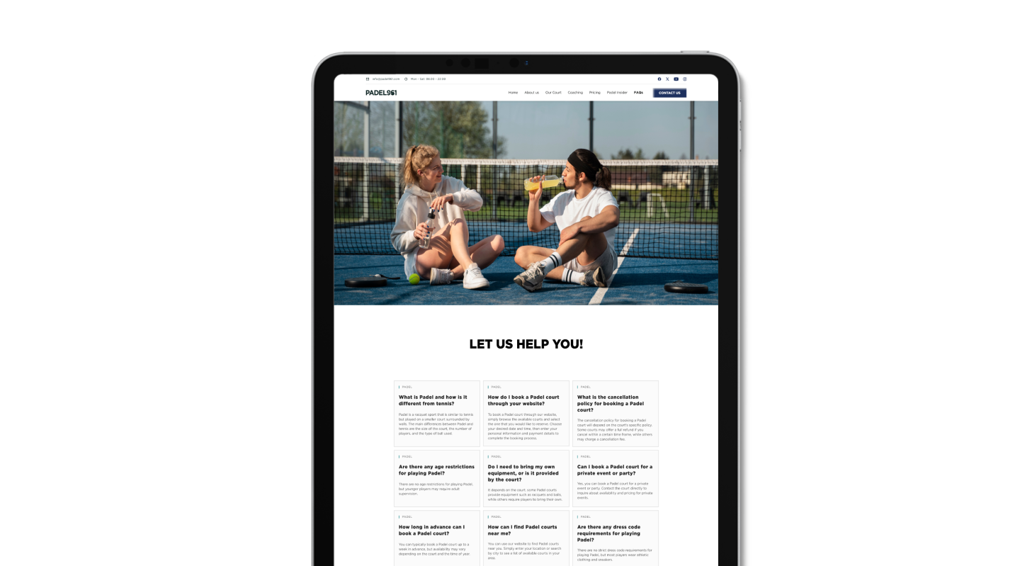 Padel | Tablet